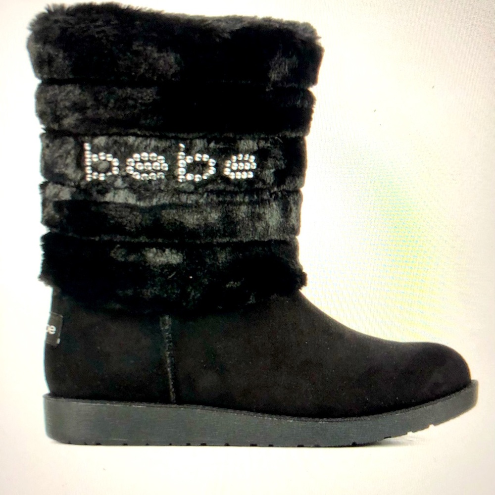 BeBe Laurely Black Boots Size 10.